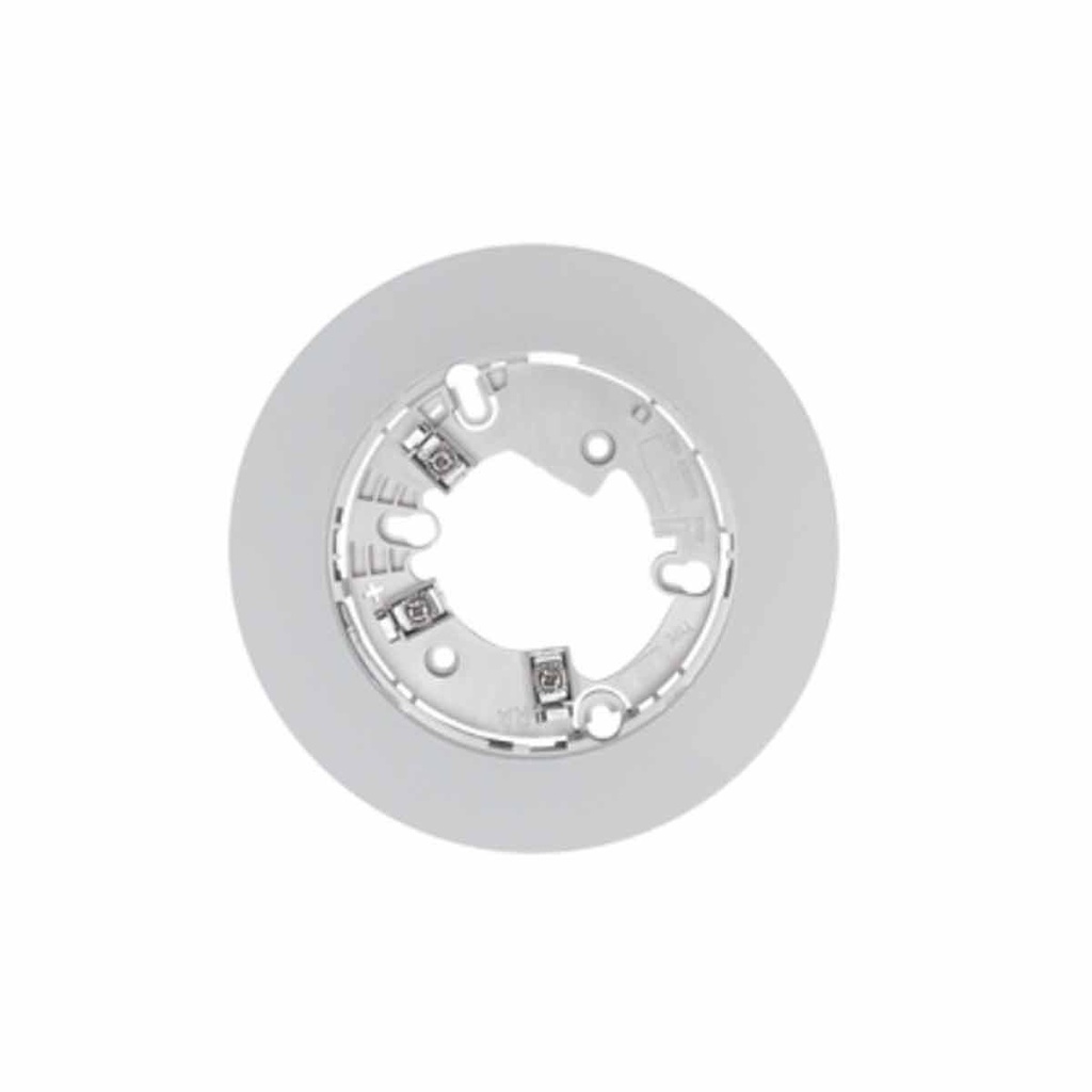 Base de 6 Pulgadas / Para detectores Notifier, Farenhyt, Silent Knight y Fire-Lite / Color Blanco