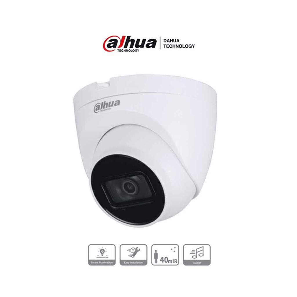 DAHUA HAC-HDW1200TQ-A - Cámara Domo de 2 Megapíxeles/ Lente de 2.8mm 