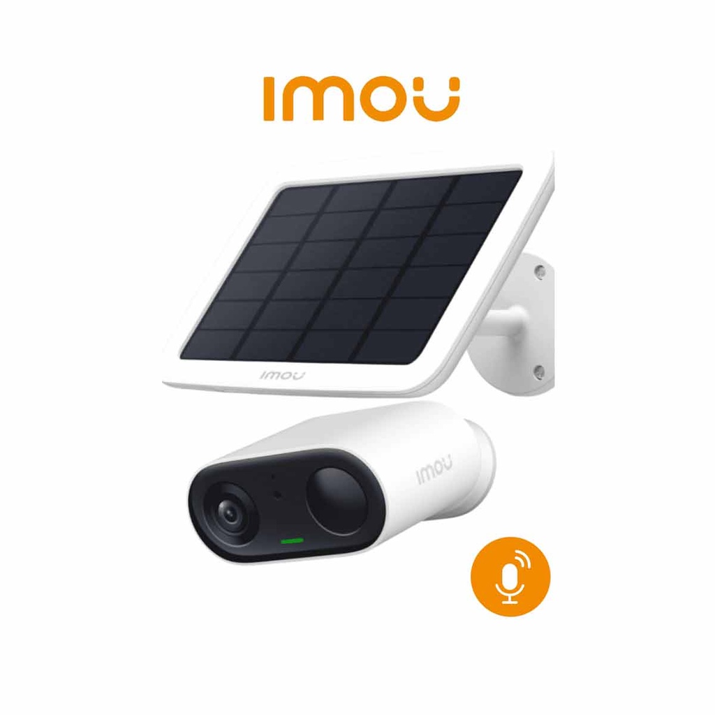 IMOU CELLGOKit (Imou-KIT/IPC-B32N/FSP12) - Kit de Cámara Wifi Cell Go con Batería de 