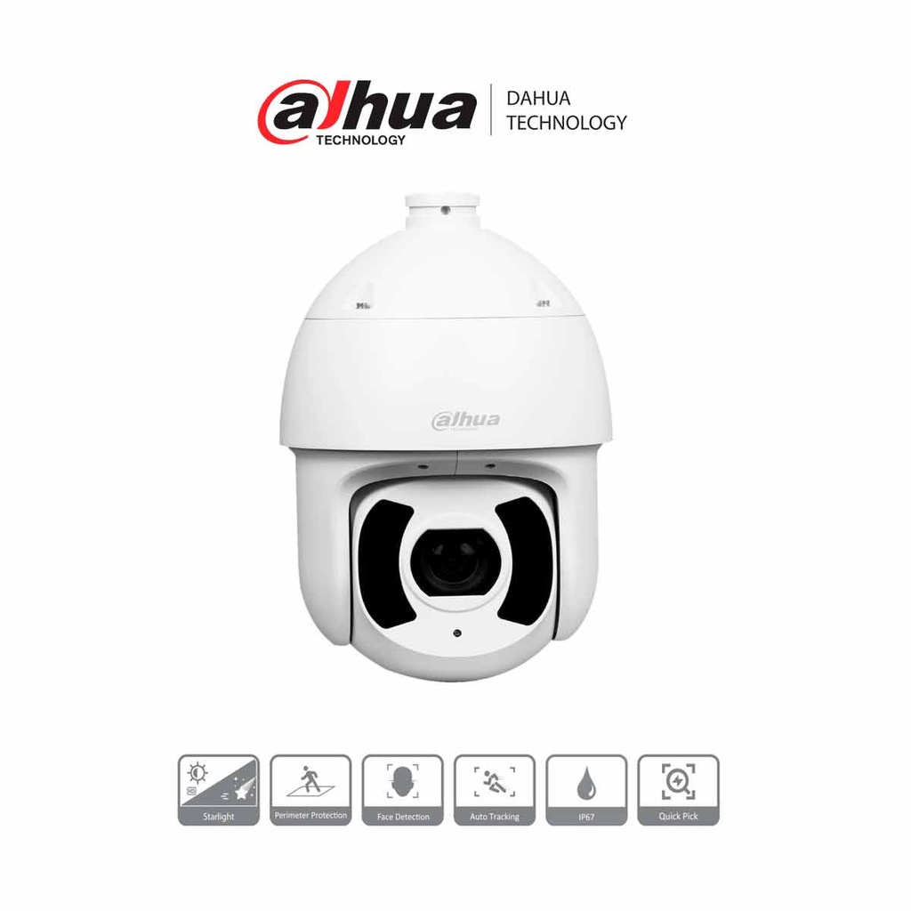 DAHUA DH-SD6CE245GB-HNR - Camara IP PTZ de 2 Megapixeles/ WizSense