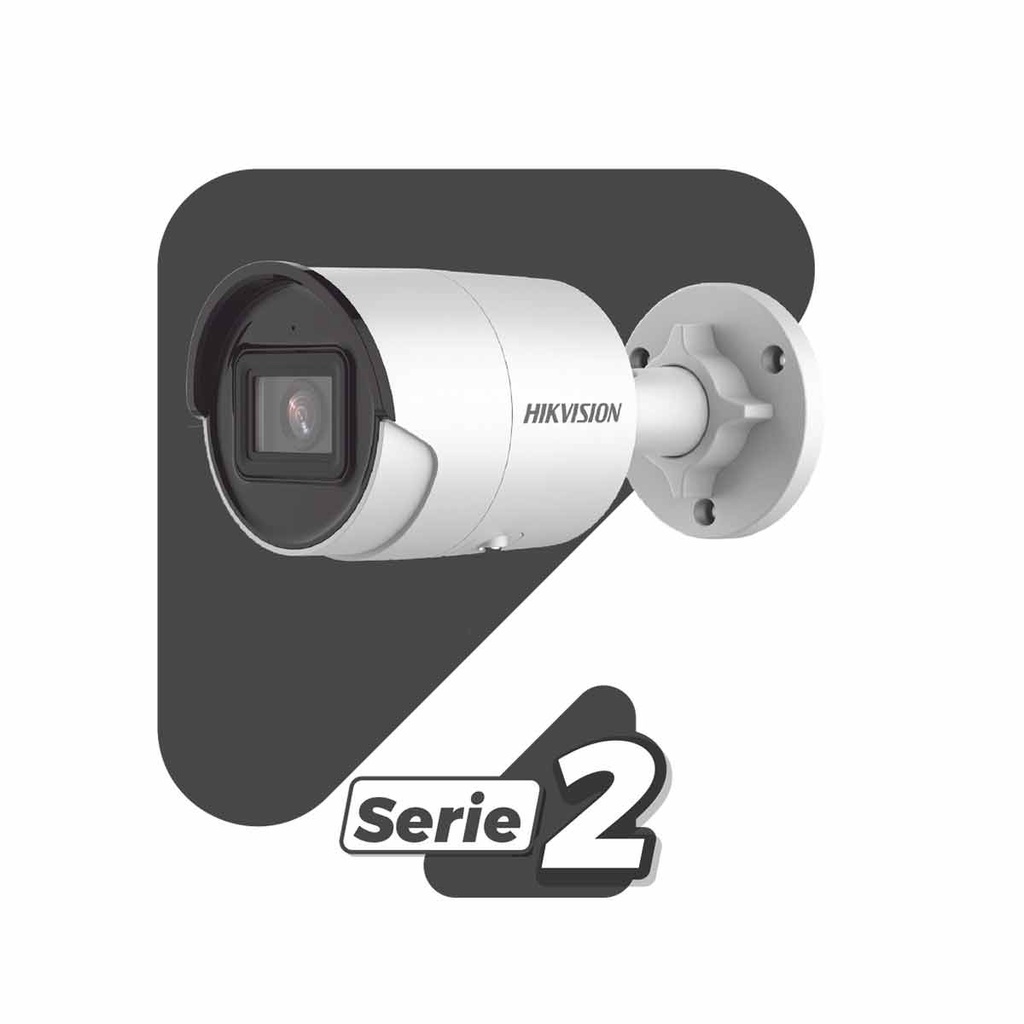 Bala IP 6 Megapixel / Lente 2.8 mm / 40 mts IR EXIR /Exterior IP67 / WDR 120 dB / PoE 
