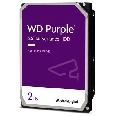 WESTERN DIGITAL WD23PURZ DD INTERNO 2TB PURPLE 3.5 INTERNAL SATA (1014907)