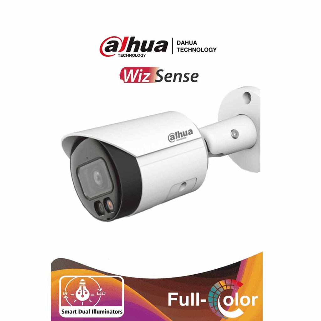DAHUA IPC-HFW2549S-S-IL  - Camara Bullet IP 5 MP/ Iluminador Dual Inteligente+Full Color