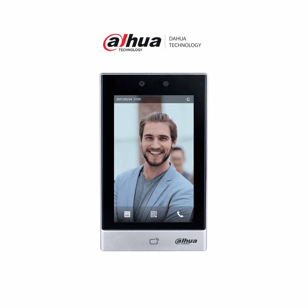 DAHUA ASI7213S-W - Control de Acceso con Reconocimiento Facial/ Pantalla Touch 