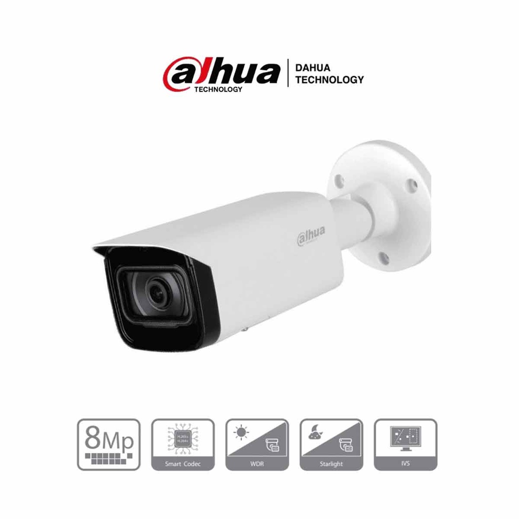 DAHUA IPC-HFW2831T-AS - Cámara IP Bullet 4k/ 8 MP