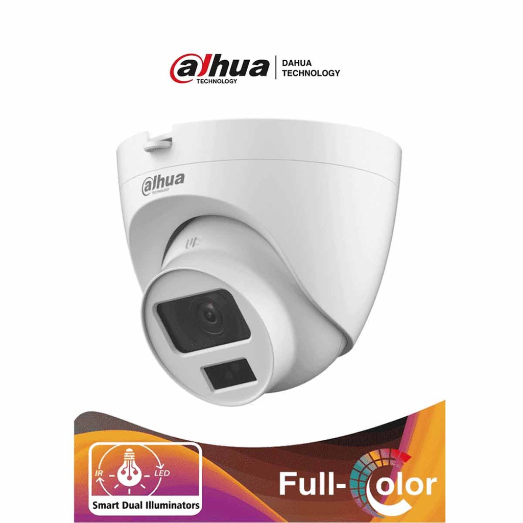 DAHUA HAC-HDW1500CLQN-IL-A -Cámara Domo de 5 Megapíxeles/ Iluminación Dual Inteligente 