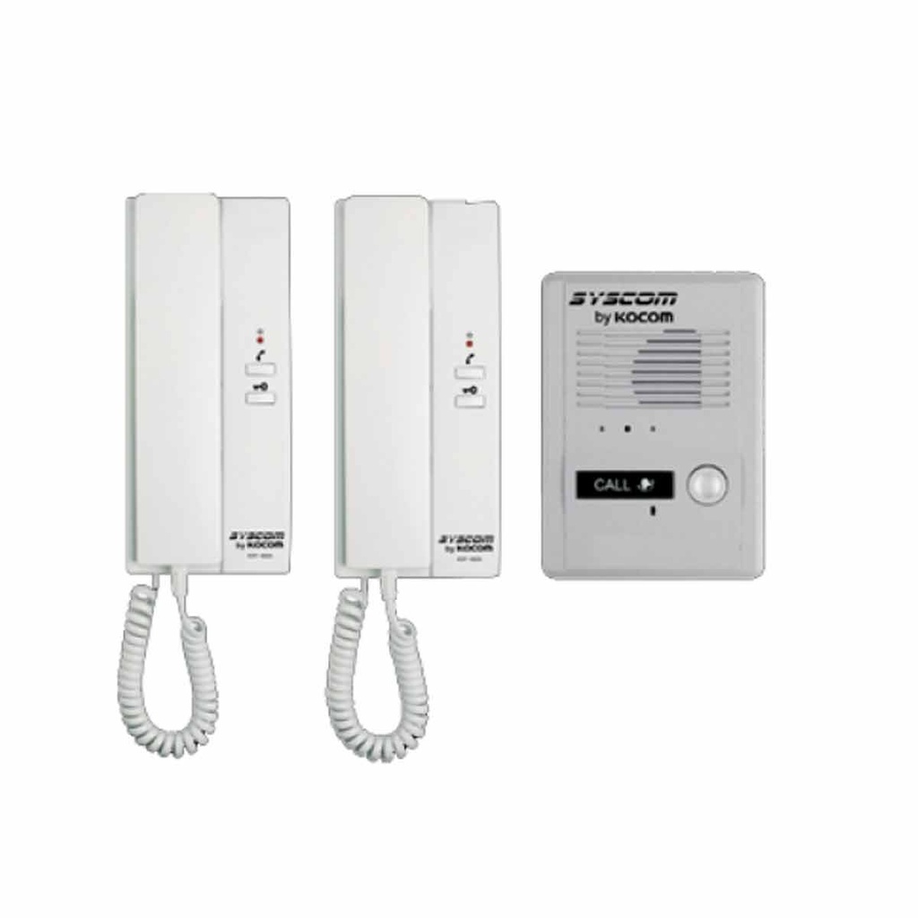 INTERFON CON 2 AURICULAR /FRENTE DE CALLE SIN EXPAN