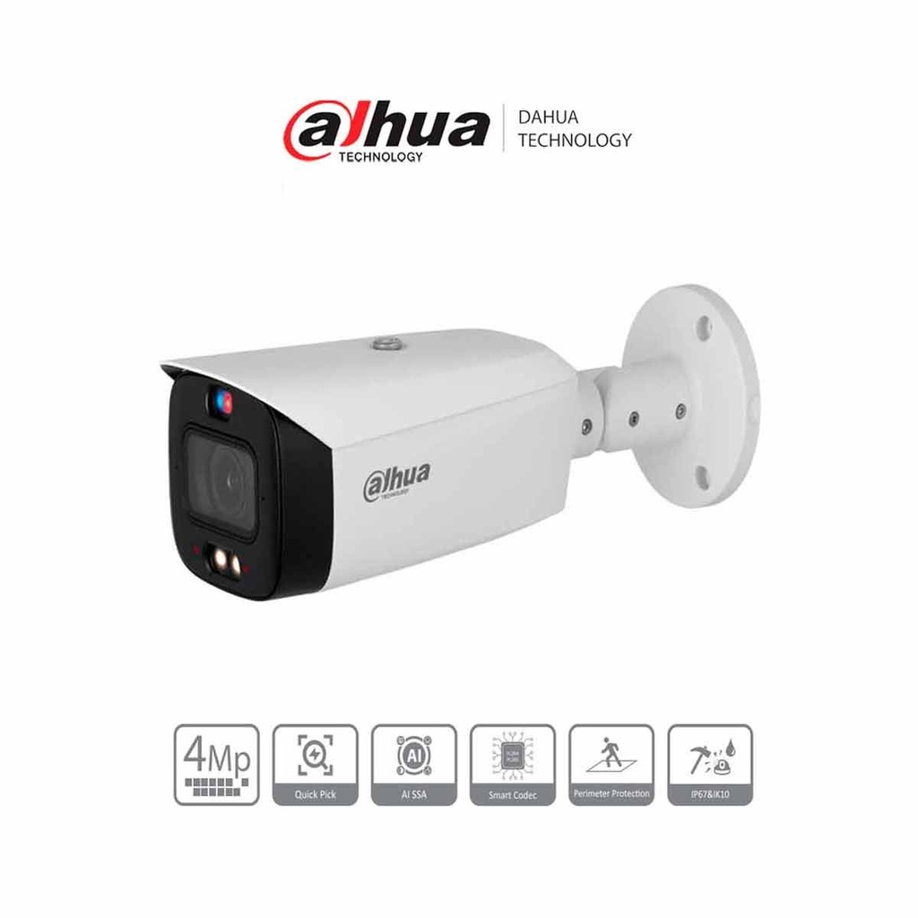 DAHUA DH-IPC-HFW3549T1-ZAS-PV - Cámara IP bullet de 5 MP /WizSense/ Lente varifocal
