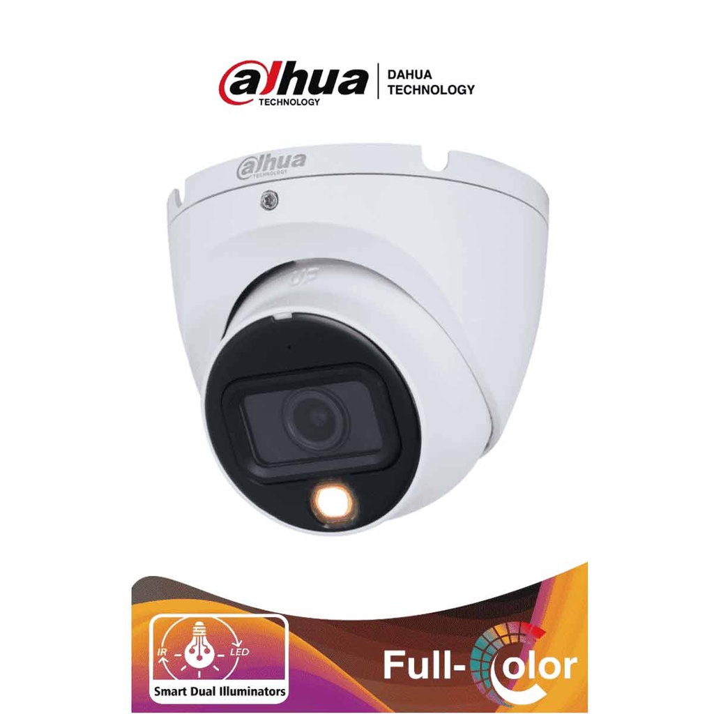 DAHUA HAC-HDW1801TLM-IL-A - Camara Domo 4k/ Iluminador Dual Inteligente + Full Color/ Lente de 2.8mm/ 106°