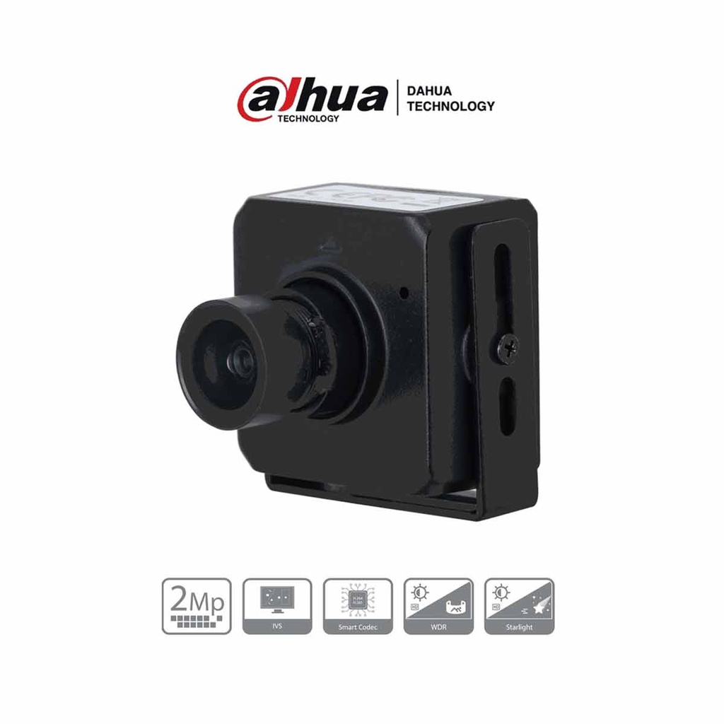 DAHUA DH-IPC-HUM4231S-L5 - Camara IP Pinhole de 2 Megapixeles/ Lente de 3.6 mm