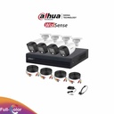 DAHUA FULLCOLORKIT- Kit de 4 Canales Full Color de 2 MP/ DVR Cooper-I WizSense