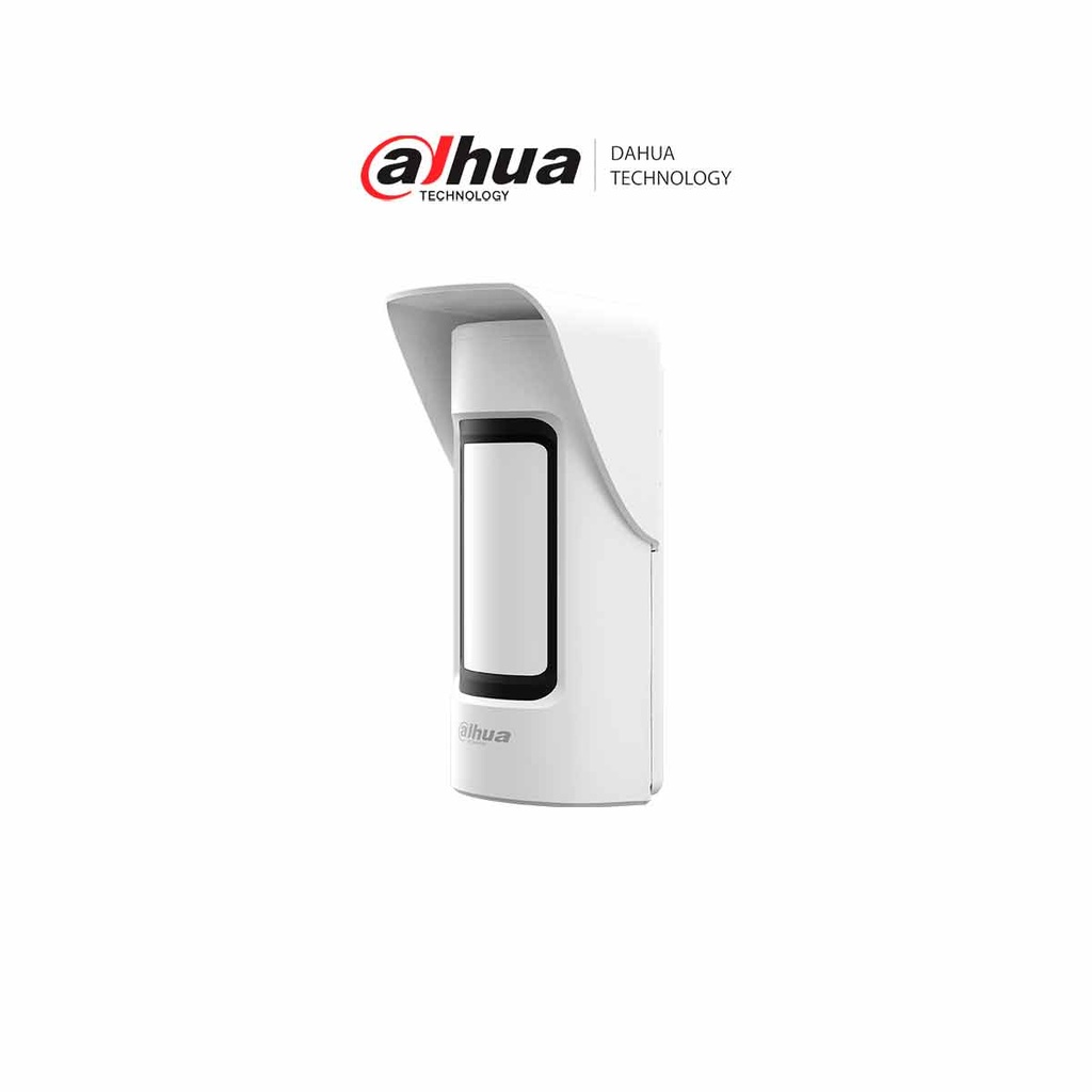 DAHUA DHI-ARD2251E-W2 - Detector PIR Inalámbrico Triple Tecnología para exteriores con inmunidad a mascotas, LED indicador, 3 niveles de sensibilidad y detección precisa mediante PIR y microondas.