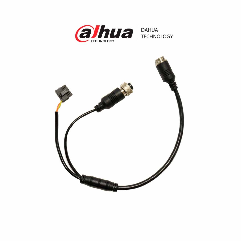 DAHUA CABLE CONVERTIDOR - CABLE Doble/ M12 Macho de 7 a 4 Pines / M12 Hembra 4 a 10 Pines 