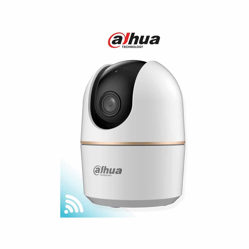 DAHUA DH-H5A - Cámara IP Domo Motorizado Wifi de 5 Megapíxeles con IA, autotracking, audio bidireccional (micrófono y altavoz), sirena, IR de 10 m, ranura MicroSD, detección de humanos y modo privacidad. 