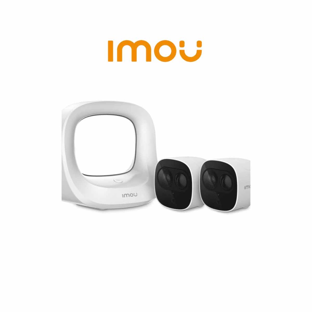 IMOU CELLPROKIT2 – 2 Cámaras 100% Libres de Cables +Estación Base/ Batería Recargable