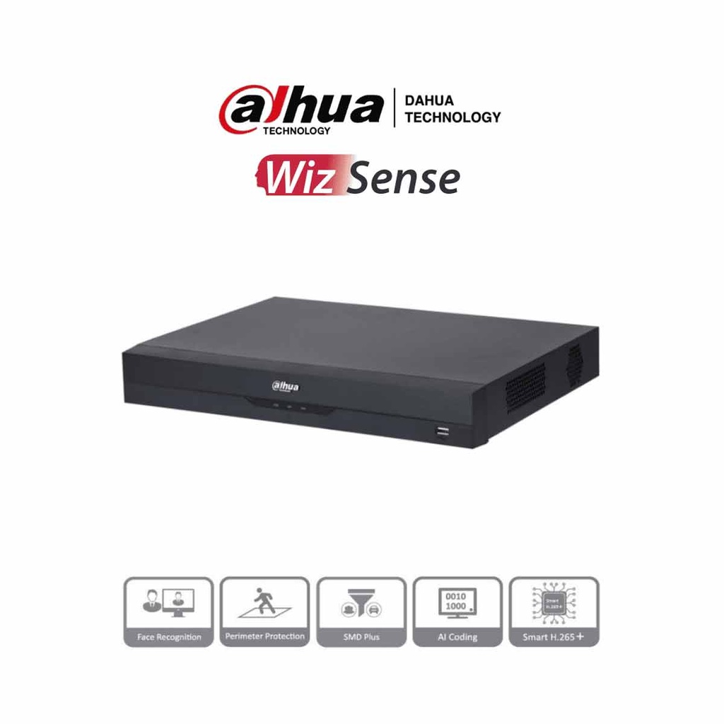 DAHUA XVR5216AN-4KL-I3 - DVR de 16 Canales 4k 