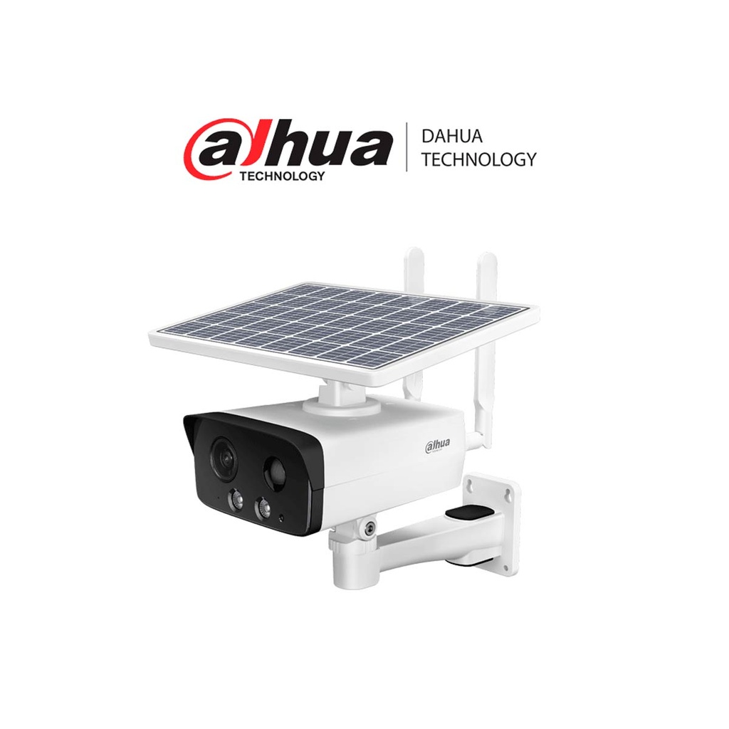 DAHUA DH-IPC-HFW2431DG-4G-SP-LA-B - Cámara IP bullet 4G con panel solar y batería/ 4MP 