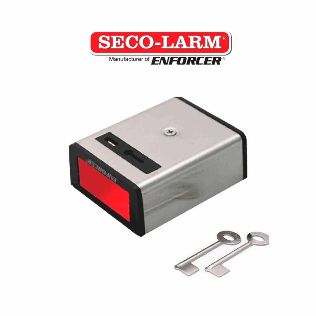 SEC-SS078Q - Botón de Pánico de restablecimiento manual metálico Normalmente Abierto 