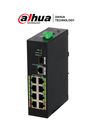 DAHUA LR2110-8ET-120 - Switch ePoE 8 Puertos/ Hasta 800 Mts con Cámaras