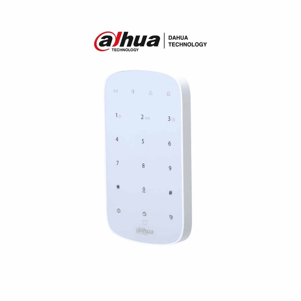 DAHUA DHI-ARK30T-W2 - Teclado Inalámbrico Interior Touch para Armado y Desarmado 