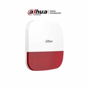 DAHUA DHI-ARA13-W2 - Sirena Inalámbrica para Exterior con Estrobo Rojo/ 110dB