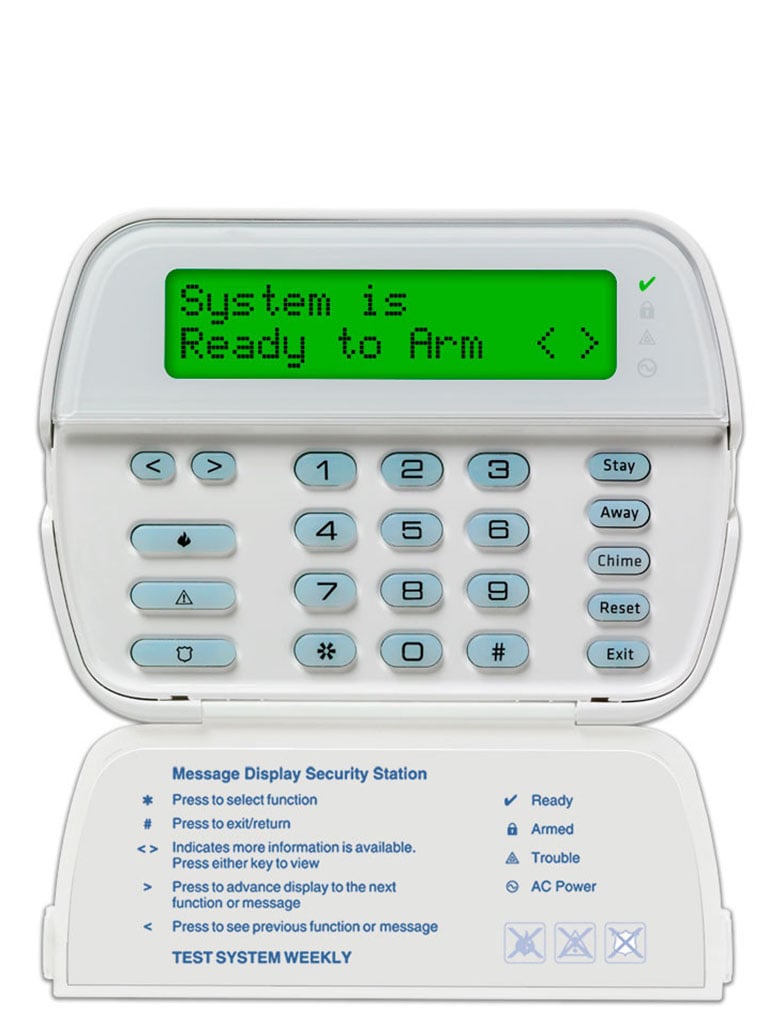 DSC PK5500L1 - Teclado Cableado LCD Alfanumérico 32 caracteres 