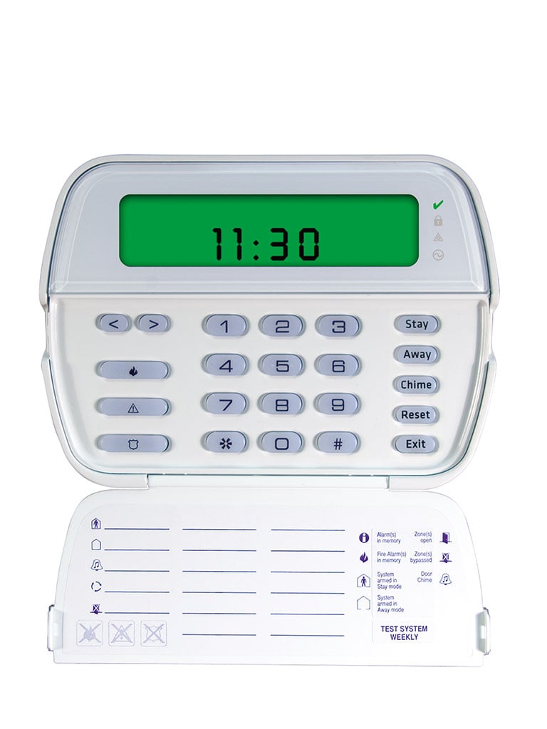 DSC RFK5501M - Teclado Cableado de Iconos alcance extendido con receptor integrado