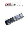 DAHUA GSFP-1310T-20-SMF - Modulo de Fibra Optica SFP/ Monomodo/ Transmisión Bidirecciónal/ Conector LC/ Hasta 20Km/ TX 1310nm,RX 1550nm