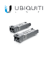 Ubiquiti UACC-OM-MM-10G-D-2- UFiber Módulo SFP+ 10G/ Transceptor MiniGibic MultiModo 10 Gbps/ Distancia  de conexión 300m/ Conectores LC/ paquete de 2 piezas