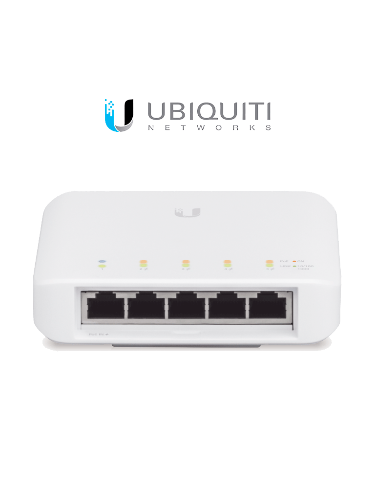 UBIQUITI USW-FLEX Switch UniFi para exterior IP55 de 5 puertos 10/100/1000 