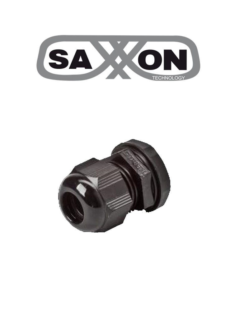 SAXXON ACGBK - Glandula para protección de patchord de F.O. /Para protección de Cables de red y energía en gabinetes y barreras / Cableado en gabinetes  / Color negro