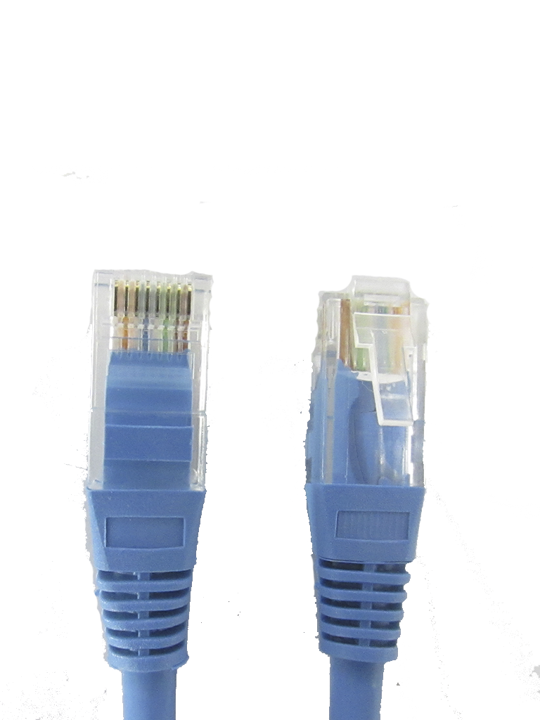 SAXXON P5E3UA - Cable patch cord UTP 3 metros / CAT 5E / Color azul #LosIndispensables