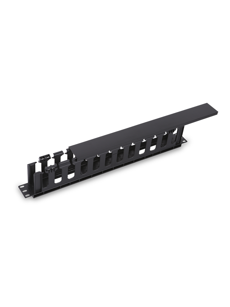 SAXXON J6068 - Organizador de cable horizontal para rack / Un lado / Plastico / 1U