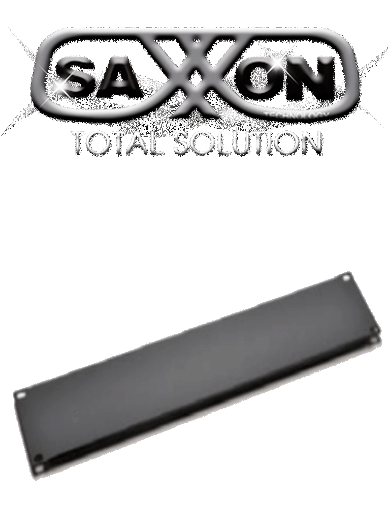 SAXXON 70060100- Tapa ciega de 1 Unidad de Rack/ Medidas de 482 mm de ancho (19") x 44 mm de profundidad/ Metalica 