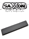 SAXXON 70060100- Tapa ciega de 1 Unidad de Rack/ Medidas de 482 mm de ancho (19") x 44 mm de profundidad/ Metalica 