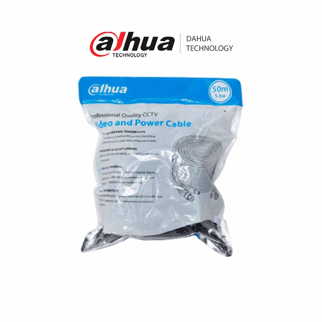 DAHUA DH-PFM942I-50-5 - Cable de 50 Metros Armado para Video y Energía/ con Conectores BNC 