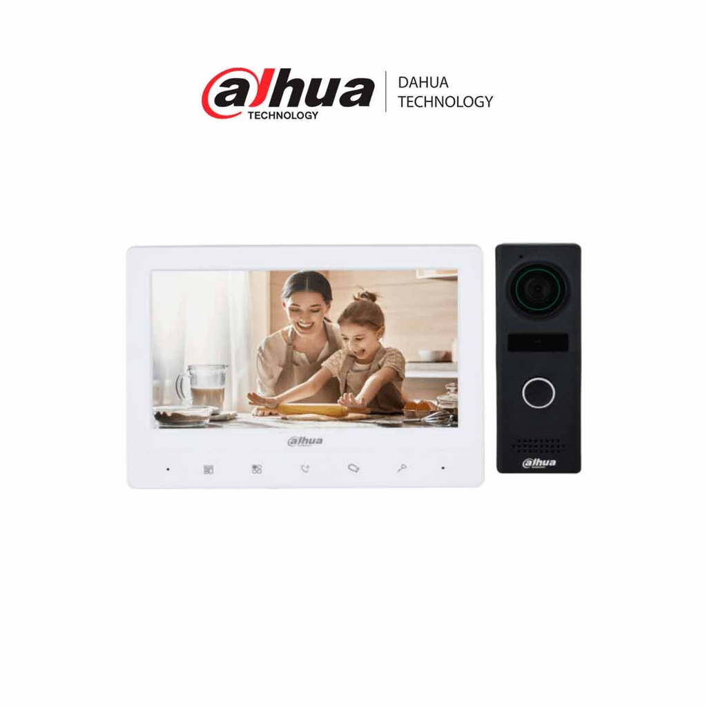 DAHUA KTA02M - Kit de Videoportero Analogico con Frente de Calle Metálico